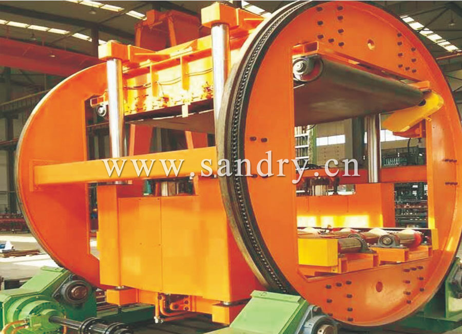 The roll-over mold lifting machine