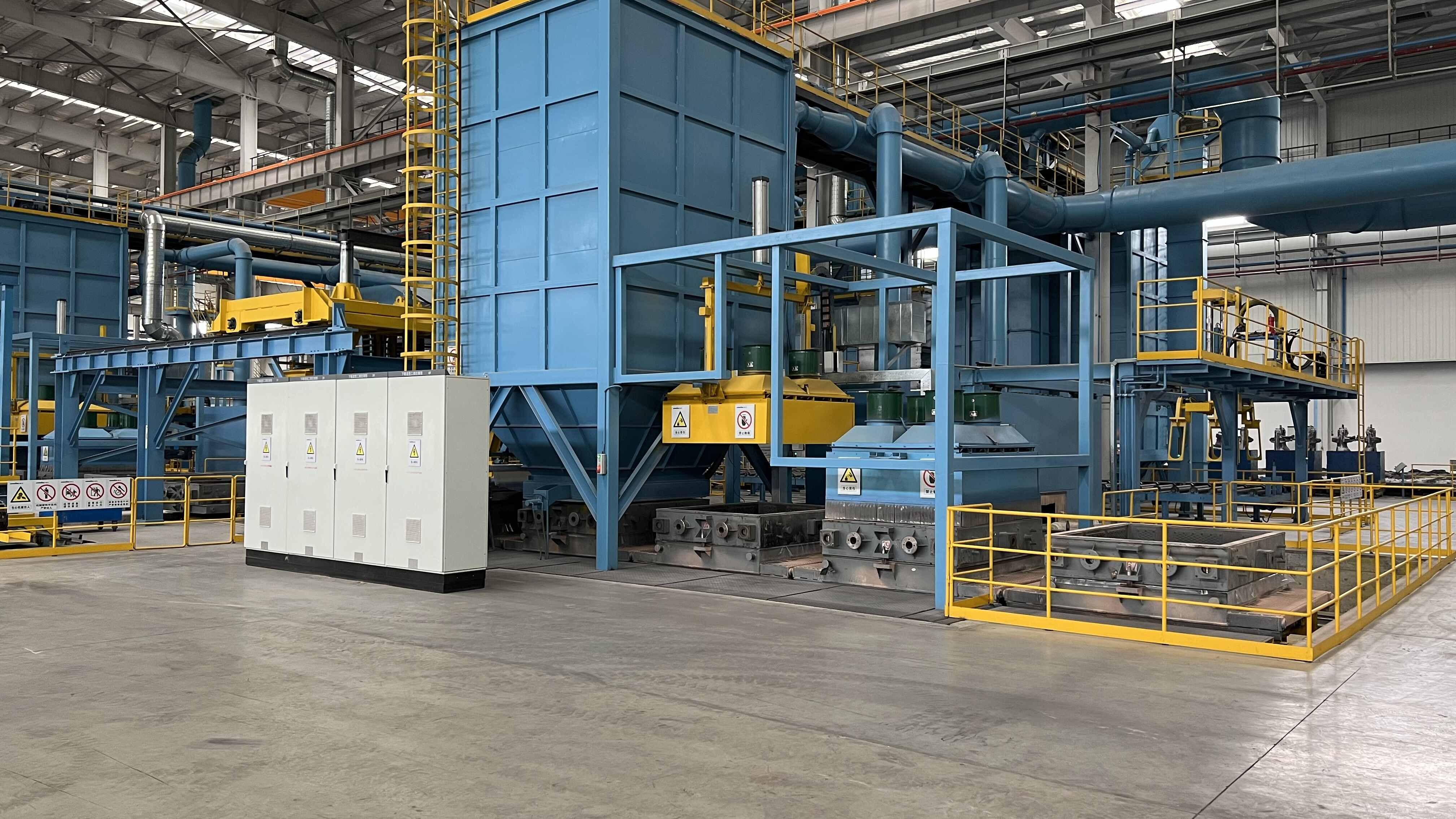 V-process molding equipment for Axle